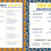 end of term/senior week hours